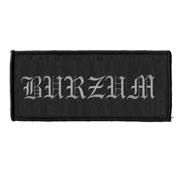 [Patch] Burzum - Logo (silver text)