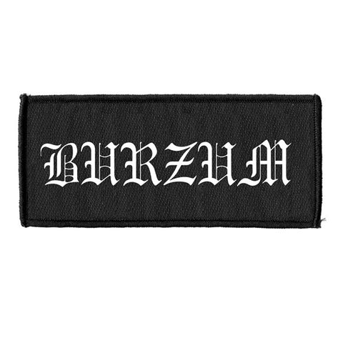 [Patch] Burzum - Logo (white text)