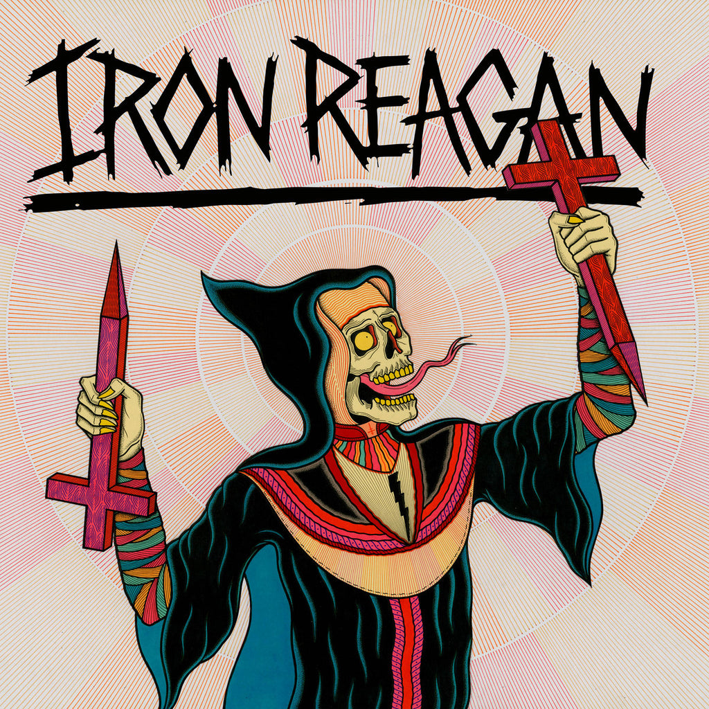 Iron Reagan - Crossover Ministry (LP, milky clear with rainbow splatter vinyl)