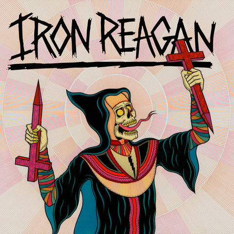 Iron Reagan - Crossover Ministry (LP, milky clear with rainbow splatter vinyl)