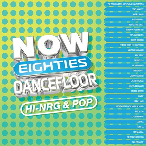 Various Artists - NOW That’s What I Call 80s Dancefloor: HI-NRG & Pop (2xLP, green and blue vinyl)