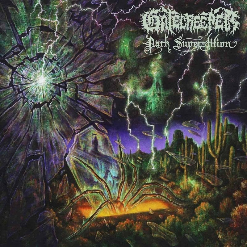 Gatecreeper - Dark Superstition (LP, clear with black and purple splatter vinyl)