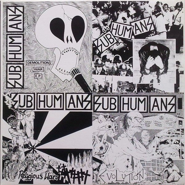Subhumans - EP–LP (LP, clear red vinyl)