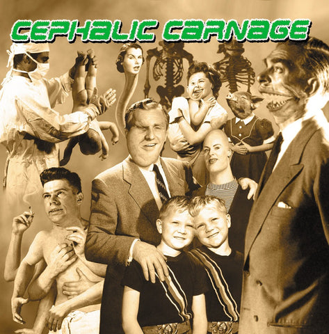 Cephalic Carnage - Exploiting Dysfunction (2xLP, 25th anniversary metallic gold and bone white merge vinyl)