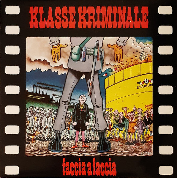 Klasse Kriminale - Faccia A Faccia (LP, red vinyl)