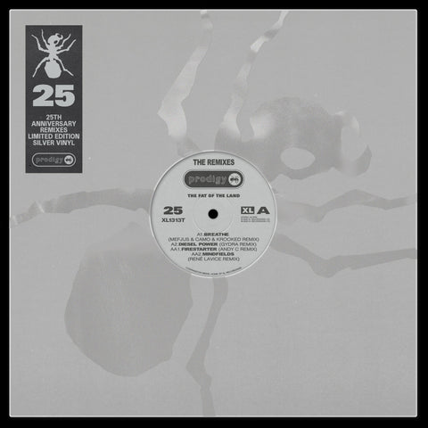 The Prodigy - The Fat of the Land 25th Anniversary: Remixes (12", silver vinyl)