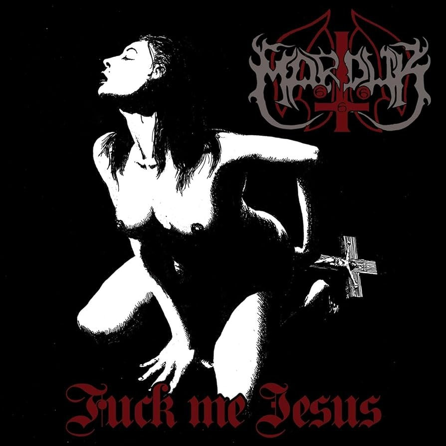 Marduk - Fuck Me Jesus (12", white with black marble vinyl)