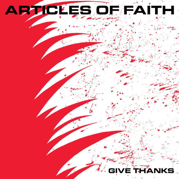 Articles Of Faith - Give Thanks (LP, Broken Warning white with red marble vinyl)