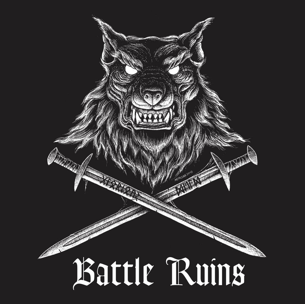 Battle Ruins - Glorious Dead (LP, black/white swirl vinyl)
