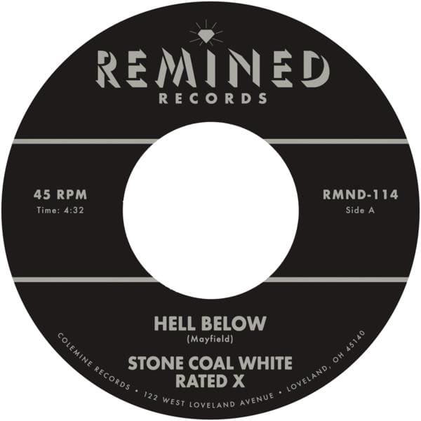 Stone Coal White Rated X - Hell Below/Free (7", red opaque vinyl)