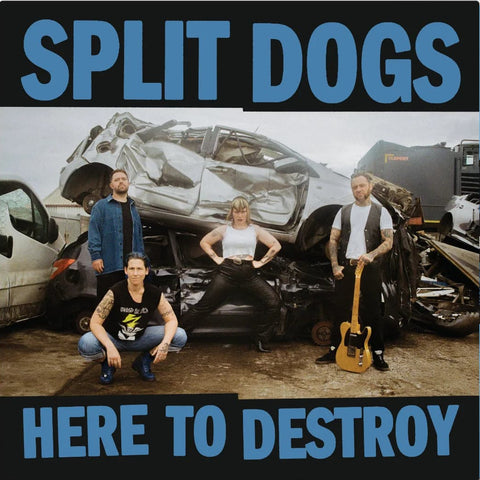 Split Dogs - Here To Destroy (LP, denim blue marble vinyl)