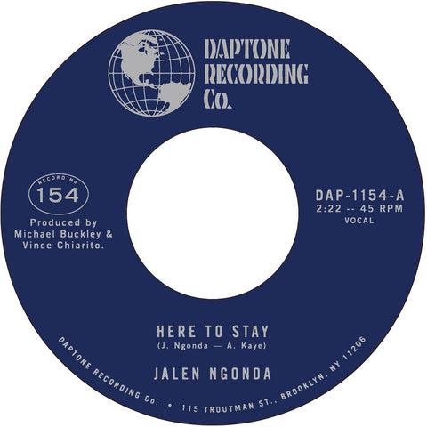 Jalen Ngonda - Here To Stay/If You Don't Want My Love (7")