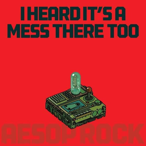 Aesop Rock - I Heard It's A Mess There Too (LP, apple red vinyl)