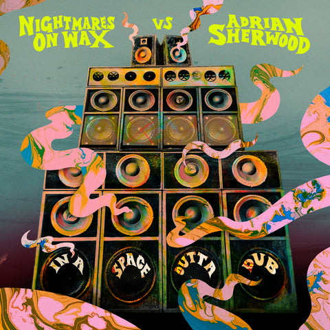 Nightmares On Wax Vs Adrian Sherwood - In A Space Outta Dub (LP, pink vinyl)