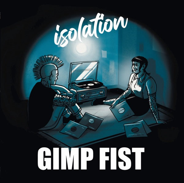 Gimp Fist - Isolation (LP, transparent blue with white splash vinyl)