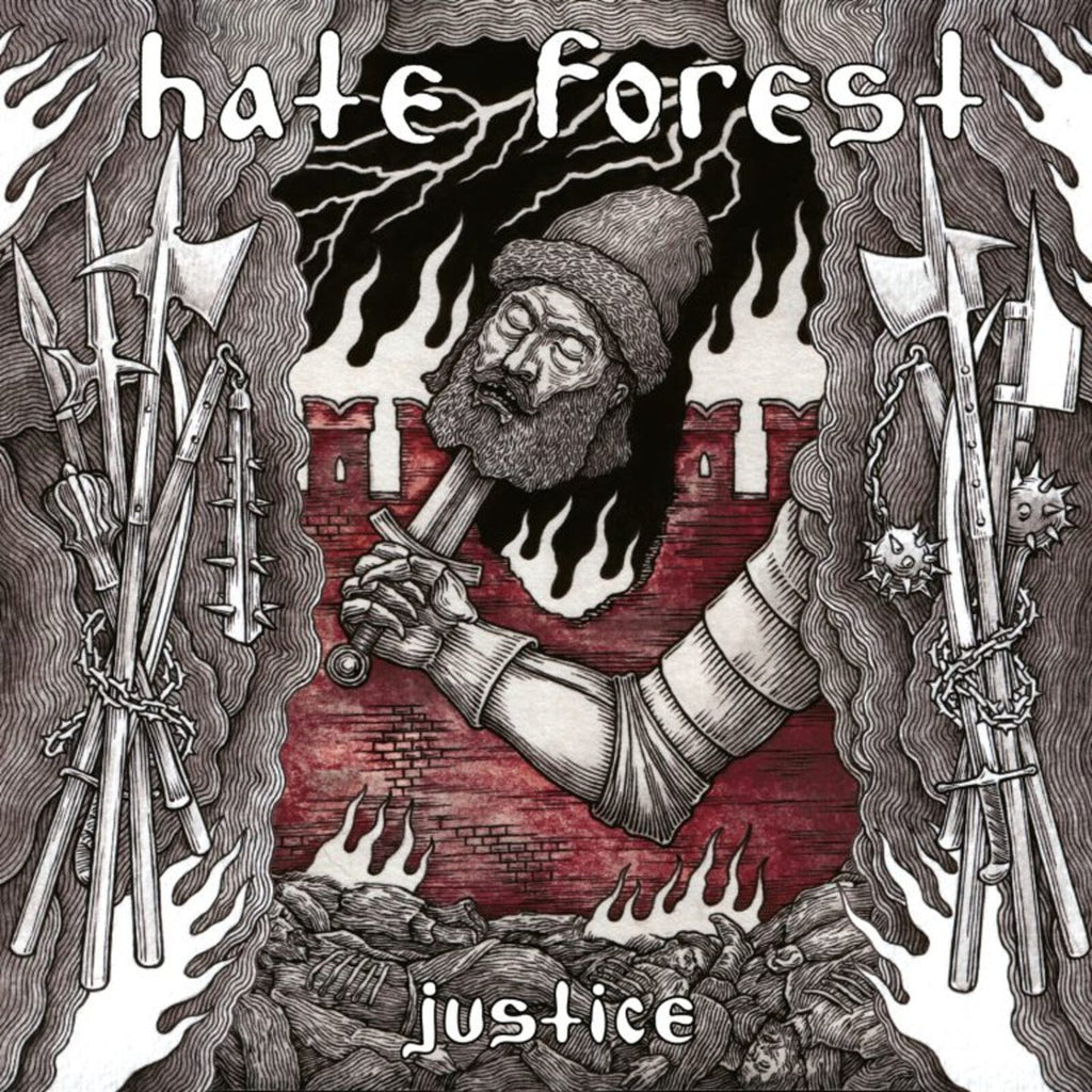 Hate Forest - Justice (LP, cloudy translucent red vinyl)