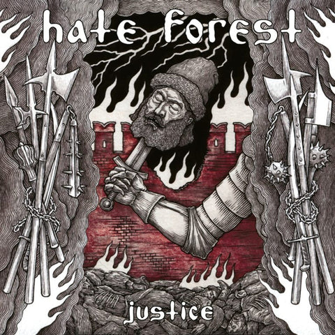 Hate Forest - Justice (LP, cloudy translucent red vinyl)