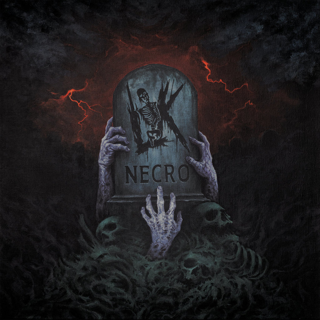 Lik - Necro (LP, grey blue marble)