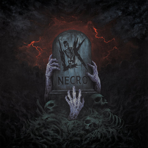 Lik - Necro (LP, grey blue marble)