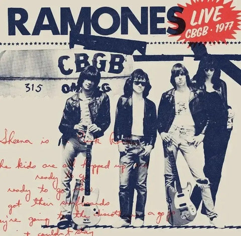 [BF25] Ramones - Live At CBGB, 1977 (LP, translucent red vinyl)