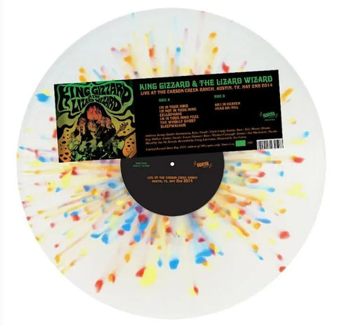 King Gizzard & The Lizard Wizard - Live At The Carson Creek Ranch, Austin, Tx. May 2nd 2014 (LP, splatter vinyl)