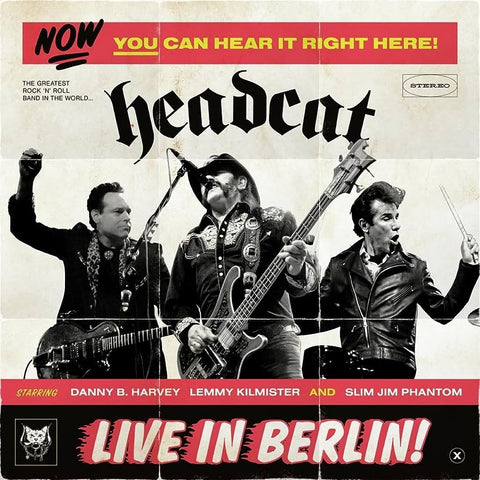 HeadCat - Live In Berlin! (2xLP, red vinyl)