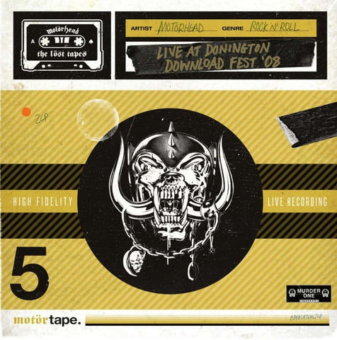 Motorhead - The Lost Tapes Vol. 5: Live at Donington, Download Festival 2008 (2xLP, yellow vinyl)
