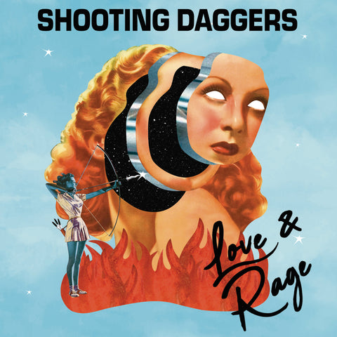 Shooting Daggers - Love & Rage (LP, ultra clear and blue galaxy vinyl)