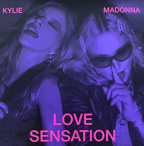 Madonna & Kylie - Love Sensation (7", clear vinyl)