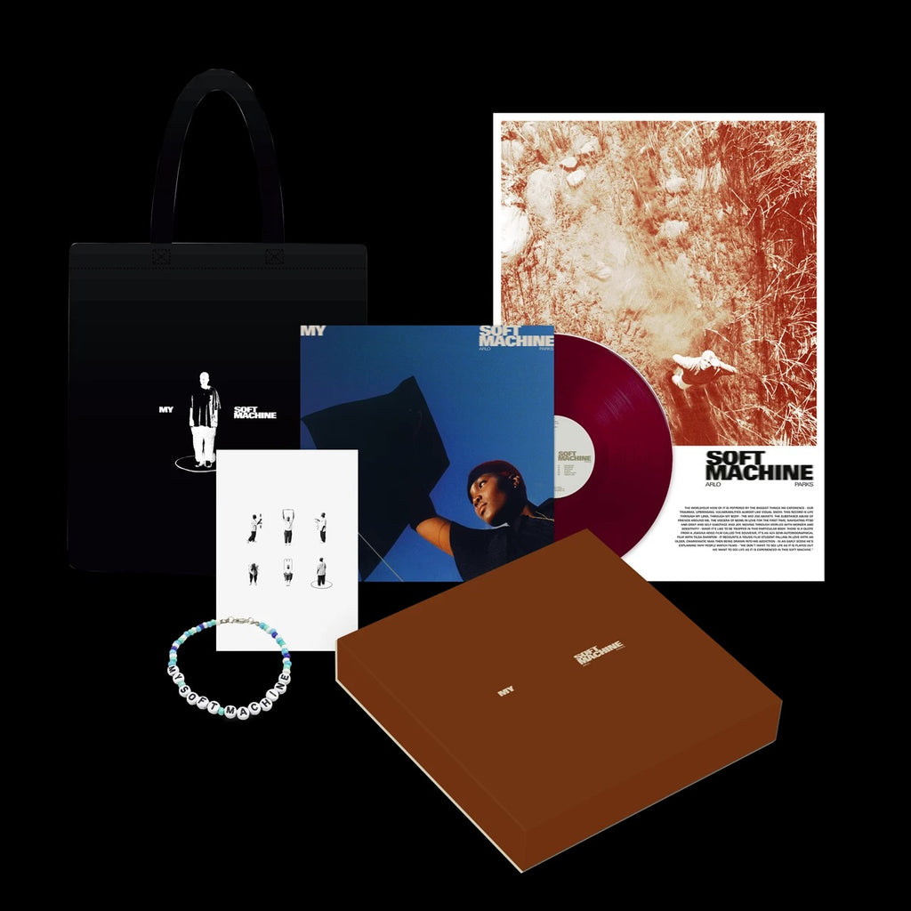SALE: Arlo Parks - My Soft Machine (LP boxset, purple vinyl inc bracelet and bag) was £54.99