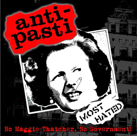 Anti-Pasti - No Maggie Thatcher, No Government (LP, black/red vinyl)
