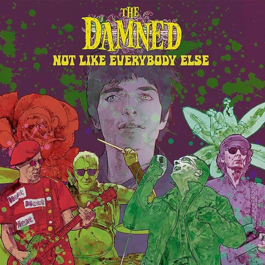 PREORDER - The Damned - Not Like Everybody Else (LP, rainbow sparkle vinyl)