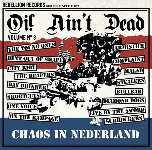 Various - Oi! Ain't Dead Volume 8 (Chaos In Nederland) (LP, orange vinyl)