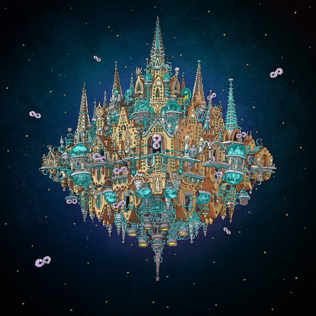 Dance Gavin Dance - Pantheon (2xLP, sea blue and baby blue smush with canary yellow and lemon splatter vinyl)