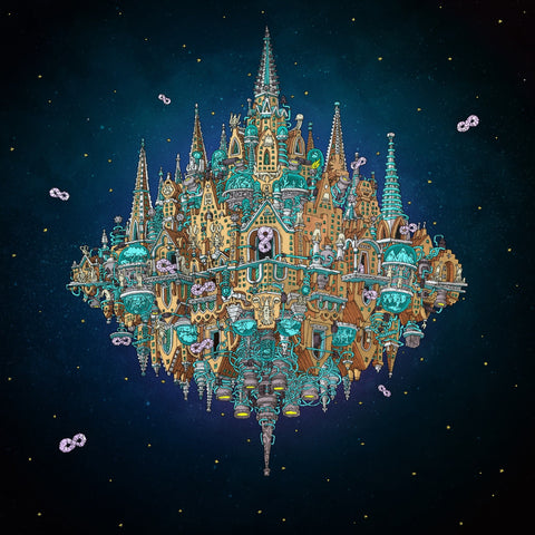 Dance Gavin Dance - Pantheon (2xLP, sea blue and baby blue smush with canary yellow and lemon splatter vinyl)