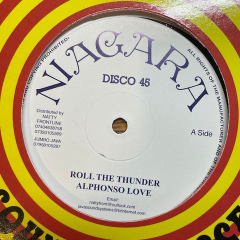 Alphonso Love/D-Roy Band - Roll The Thunder/Hyde Park Dub (12")