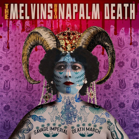 Melvins & Napalm Death - Savage Imperial Death March (LP, obnoxious orchid vinyl)