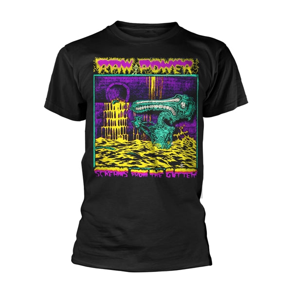 [T-shirt] Raw Power - Screams From The Gutter (black) [XL]