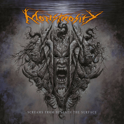 Monstrosity - Screams From Beneath The Surface (LP, luminous orange marbled vinyl)