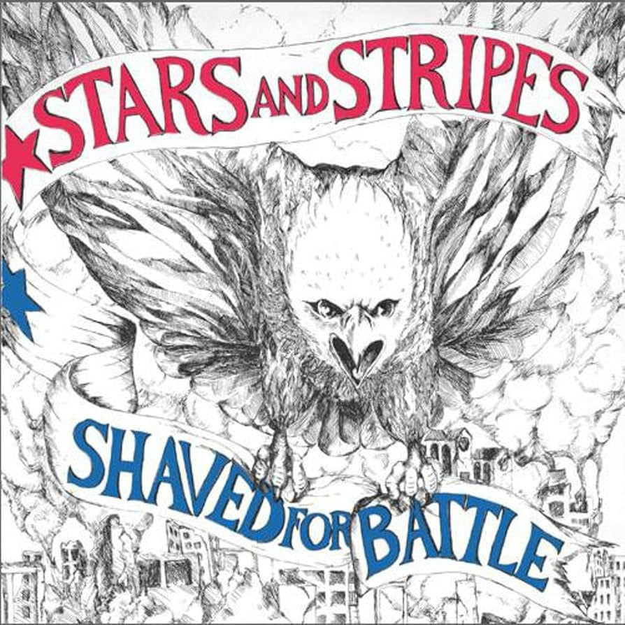 Stars And Stripes - Shaved For Battle (LP, white vinyl)