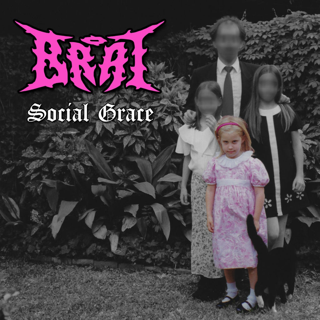 Brat - Social Grace (LP, white with pink splatter vinyl)