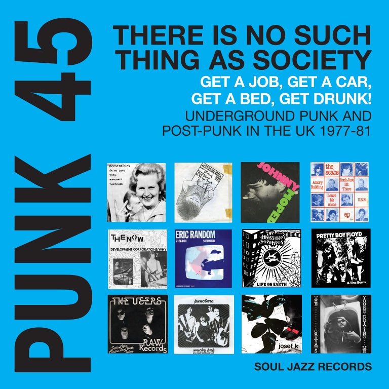Various - Punk 45: There Is No Such Thing As Society Vol. 2: (2xLP, blue vinyl)