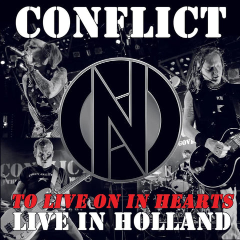 Conflict - To Live On In Hearts Live In Holland (LP, red vinyl)