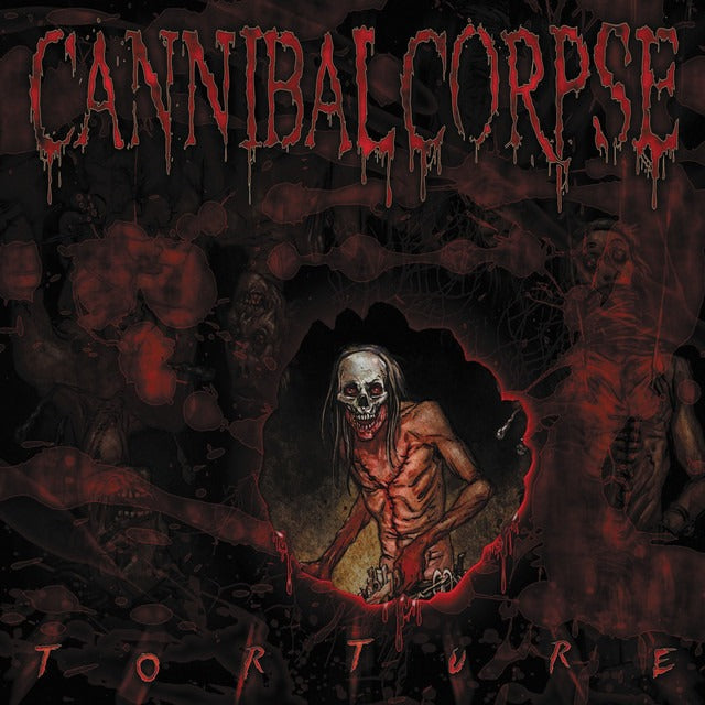 Cannibal Corpse - Torture (LP, clear blood red marbled vinyl)