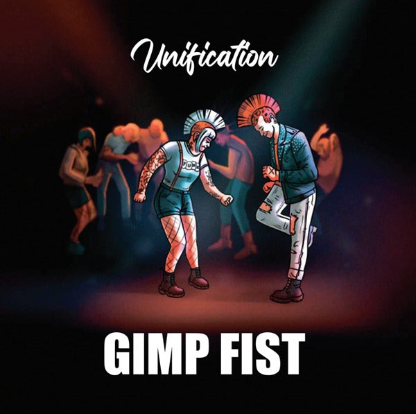 Gimp Fist - Unification (LP, transparent red with blue splash vinyl)