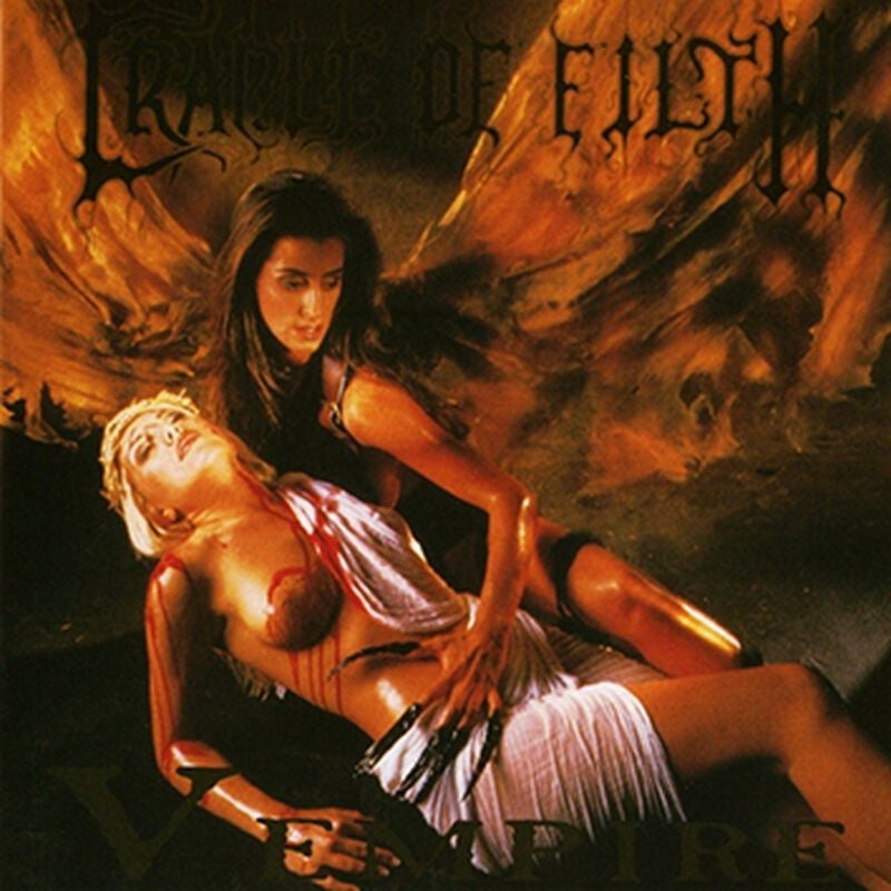 Cradle Of Filth - Vempire Or Dark Faerytales In Phallustein (LP, orange black wheat marbled vinyl)