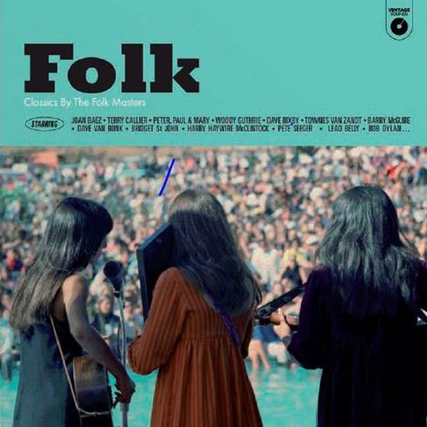 Various - Vintage Sounds: Folk (Classics By The Folk Masters) (LP, multicolour vinyl)