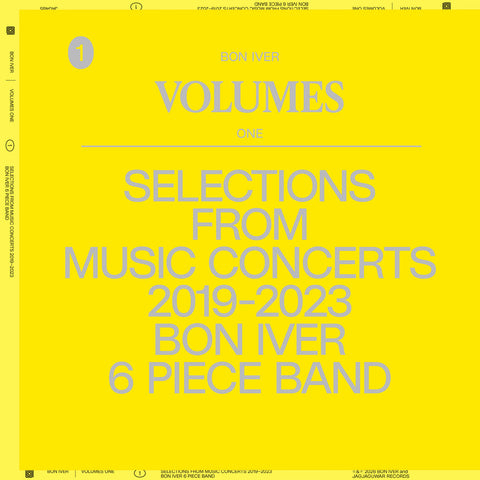 Bon Iver - VOLUMES: ONE "SELECTIONS FROM MUSIC CONCERTS 2019-2023 BON IVER 6 PIECE BAND (LP)
