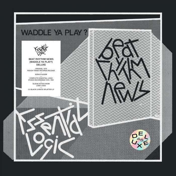 Essential Logic - Beat Rhythm News (Waddle Ya Play?) (2xLP, deluxe edition, black and white splatter vinyl)