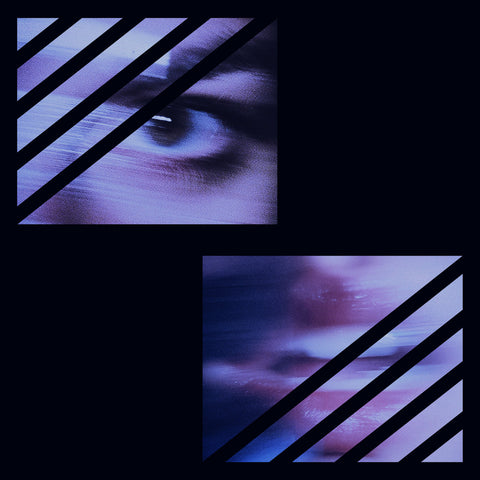 Whirr/Luster - split (12", magenta with black split vinyl)